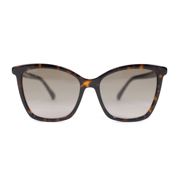 Jimmy Choo Accessories - Jimmy Choo ALI Womens Cat Eye Sunglasses - Havana/Gray - NWT
